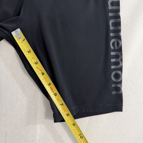 Lululemon Align HR Short 8" Inseam *Logo Women Size 6 Limited Edition Black - Picture 5 of 9